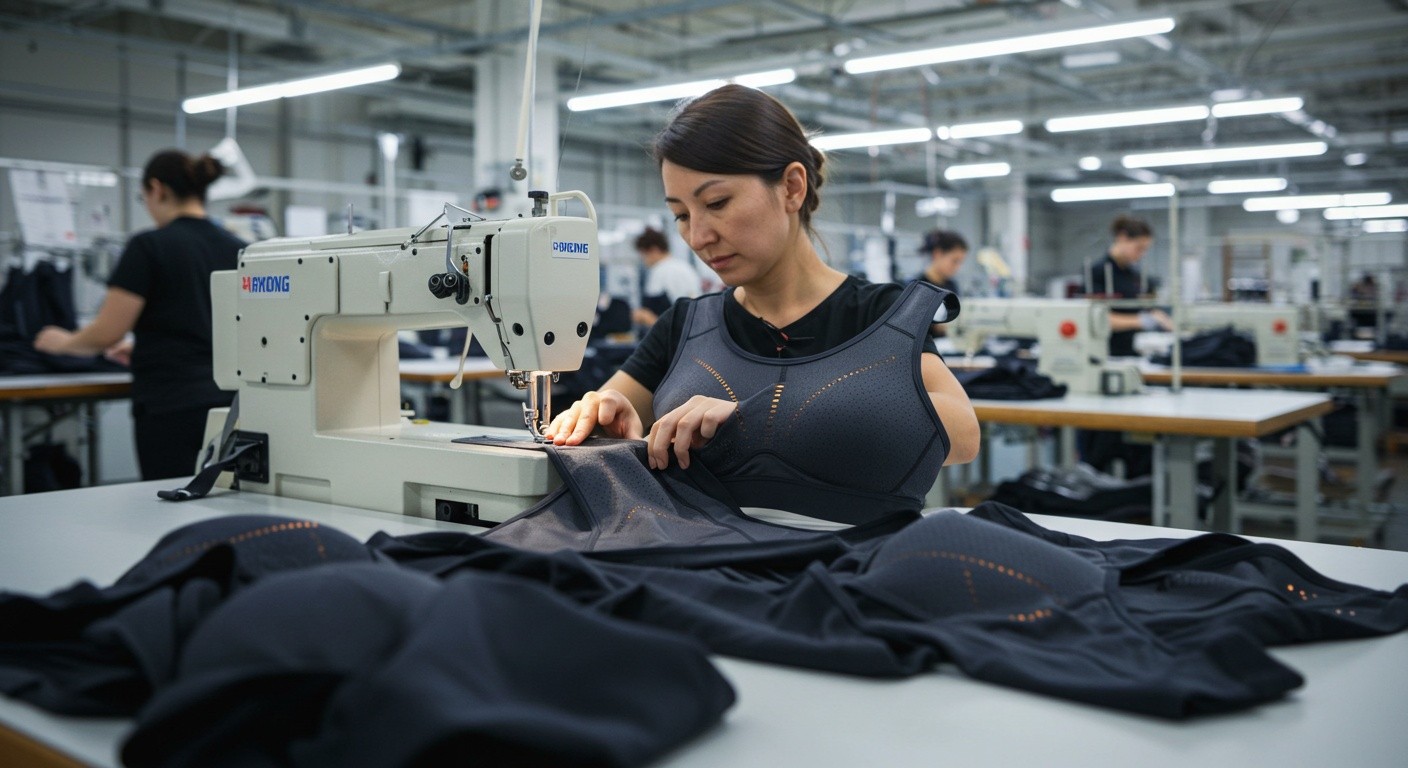Производство спортивной одежды с вентиляцией
