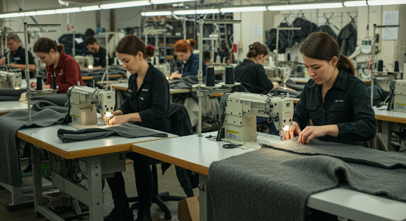 Пошив верхней одежды из шерсти