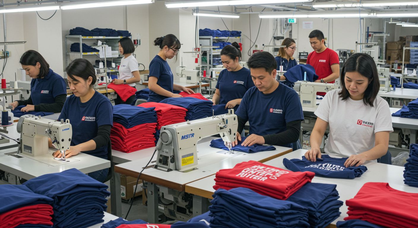 Пошив корпоративных промо футболок