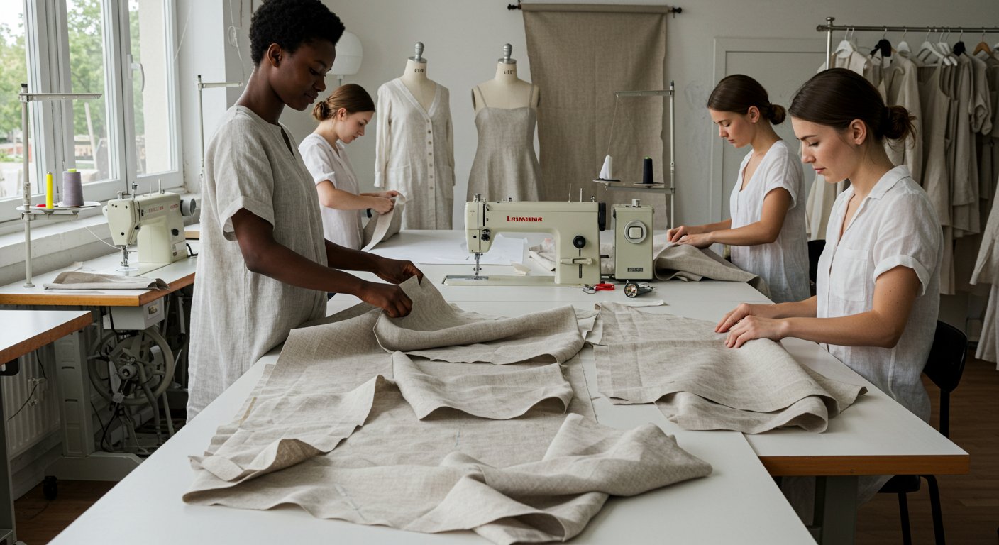 Пошив летней одежды из льна