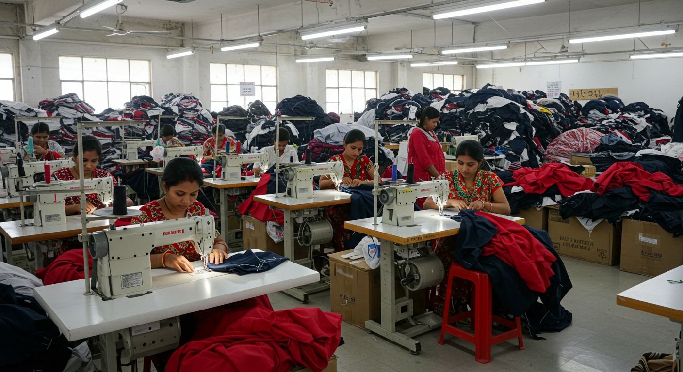 Процесс пошива одежды Процесс пошива одежды