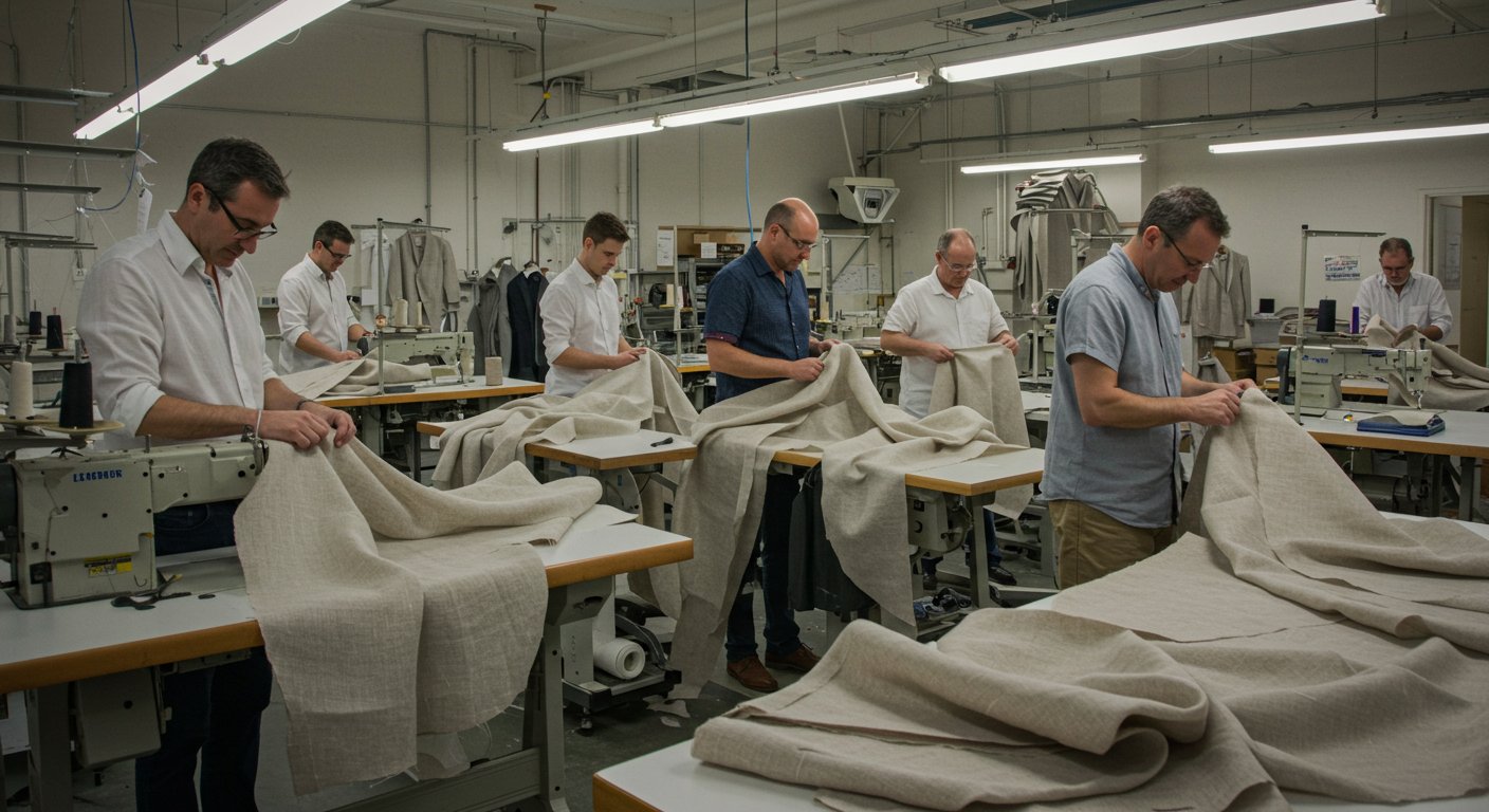 Мужская льняная одежда