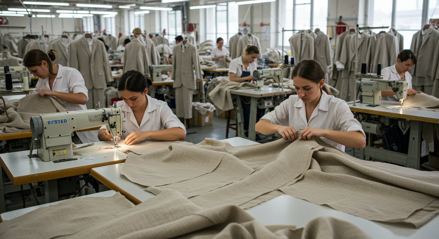 Пошив льняных костюмов