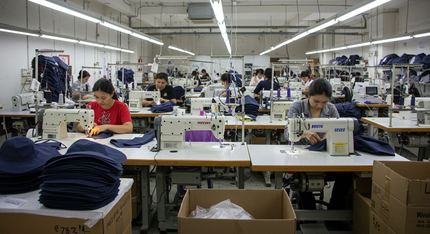 Швейная фабрика для пошива по назначению для шарфов и платков