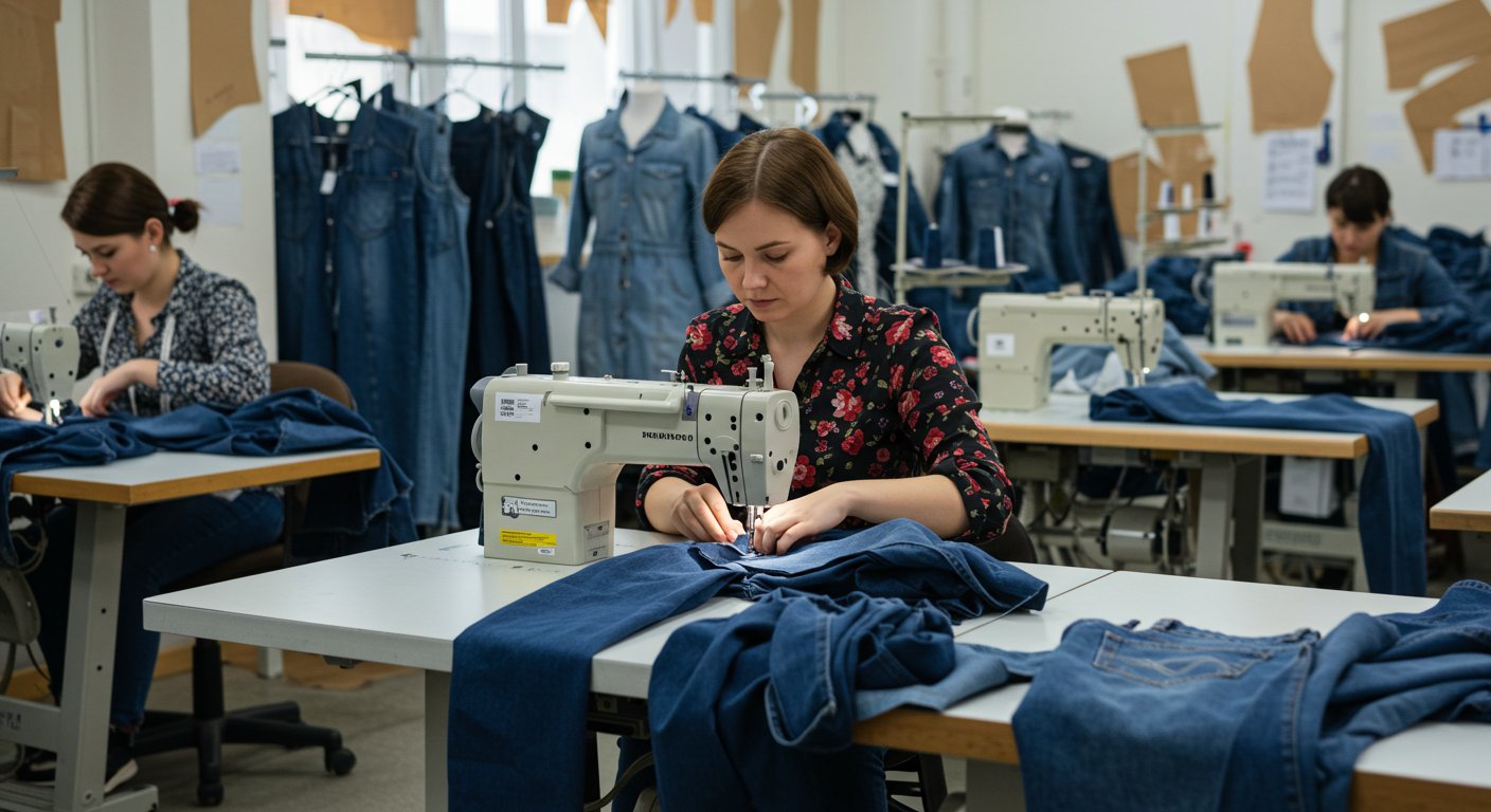 Пошив женских джинсовых изделий