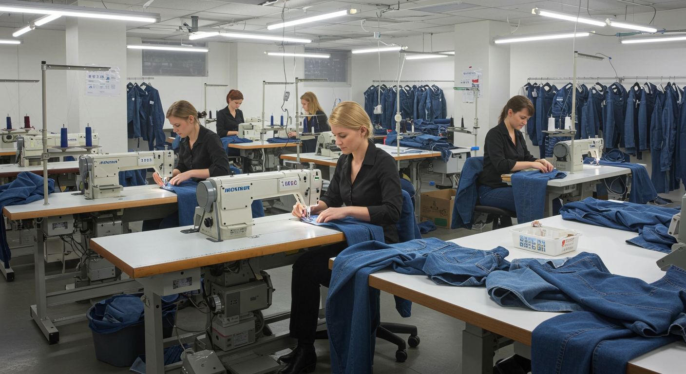 Женская джинсовая одежда