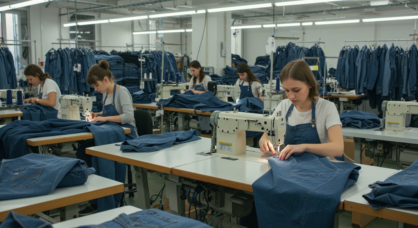 Пошив одежды из денима для молодежи
