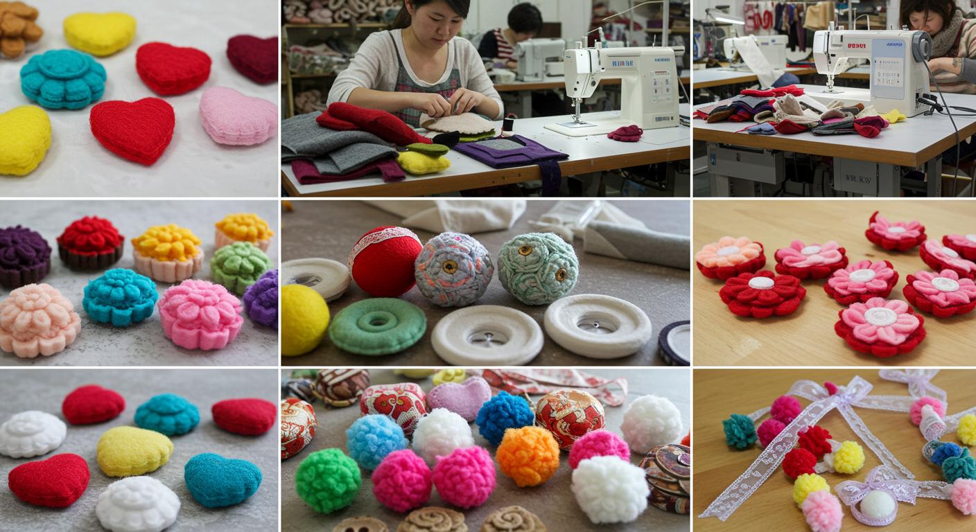 Пошив аксессуаров из фетра