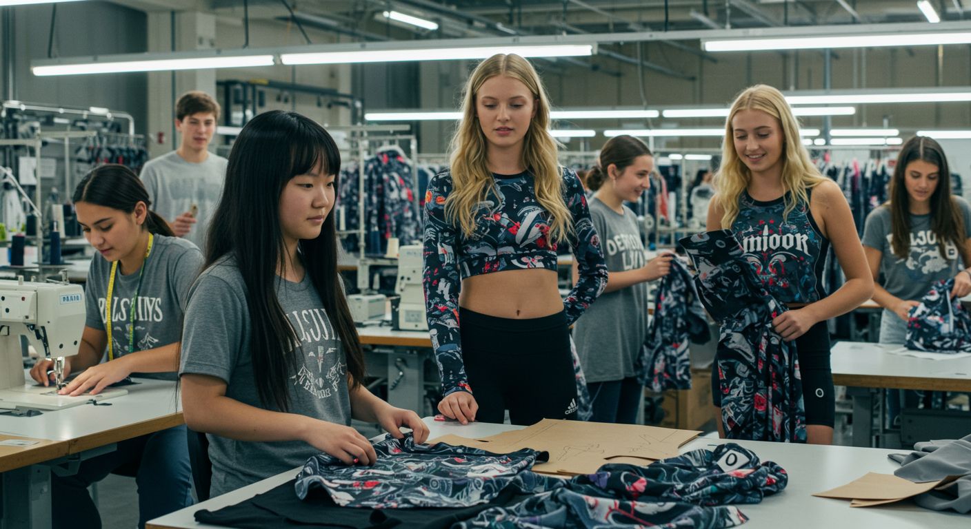 Яркая и функциональная спортивная одежда для подростков Подростковая спортивная одежда