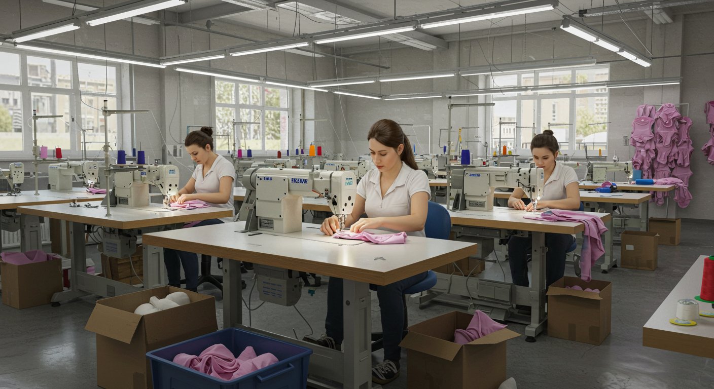 Швейная фабрика для пошива по назначению для детских аксессуаров