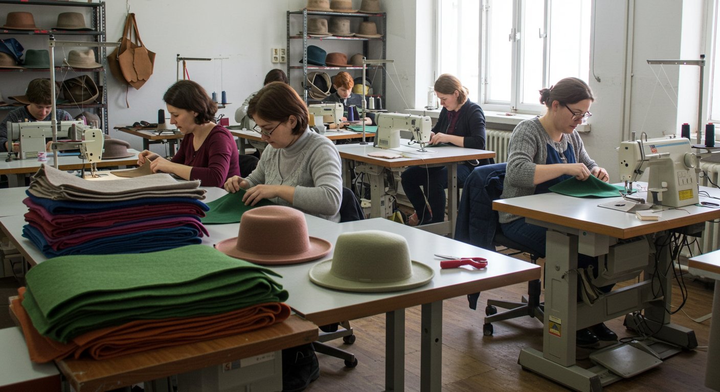 Пошив фетровых шляп и головных уборов
