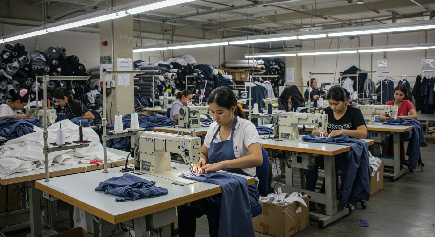 Швейная фабрика для пошива по материалу из хлопка для детской одежды