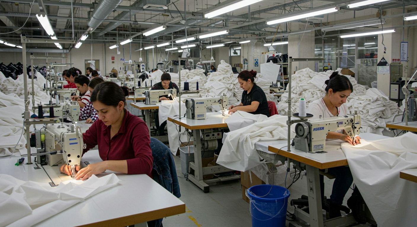 Швейная фабрика: домашний текстиль из хлопка Домашний текстиль из хлопка