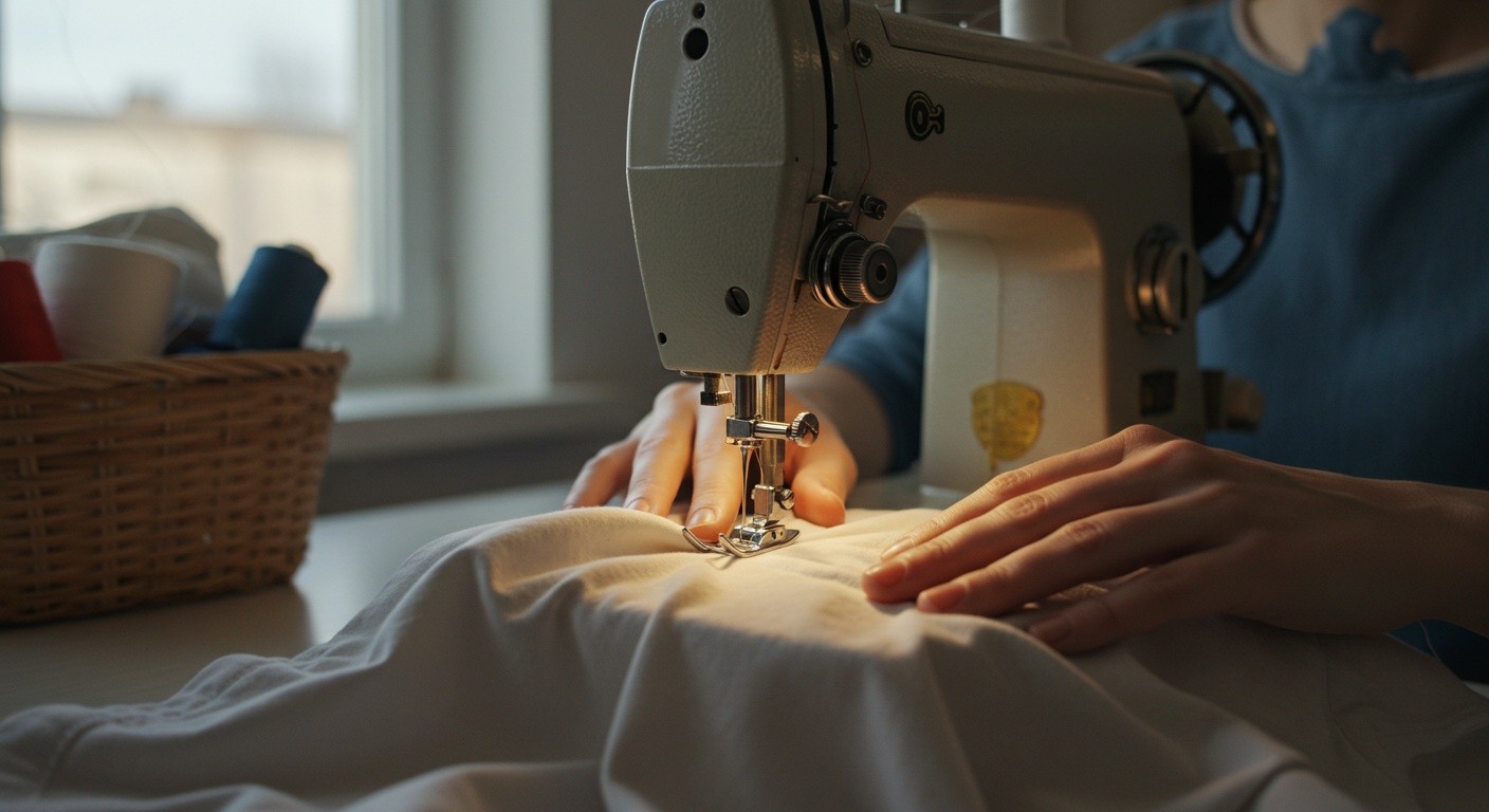 Однотонная хлопковая футболка