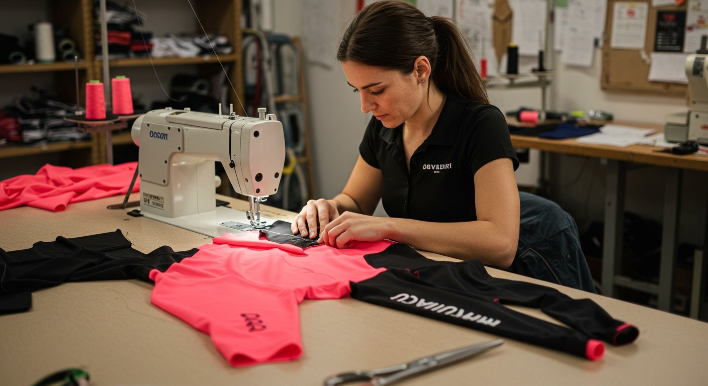 Пошив спортивной одежды для велогонщиков