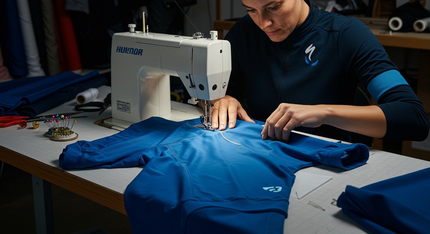 Пошив спортивной одежды для велогонщиков