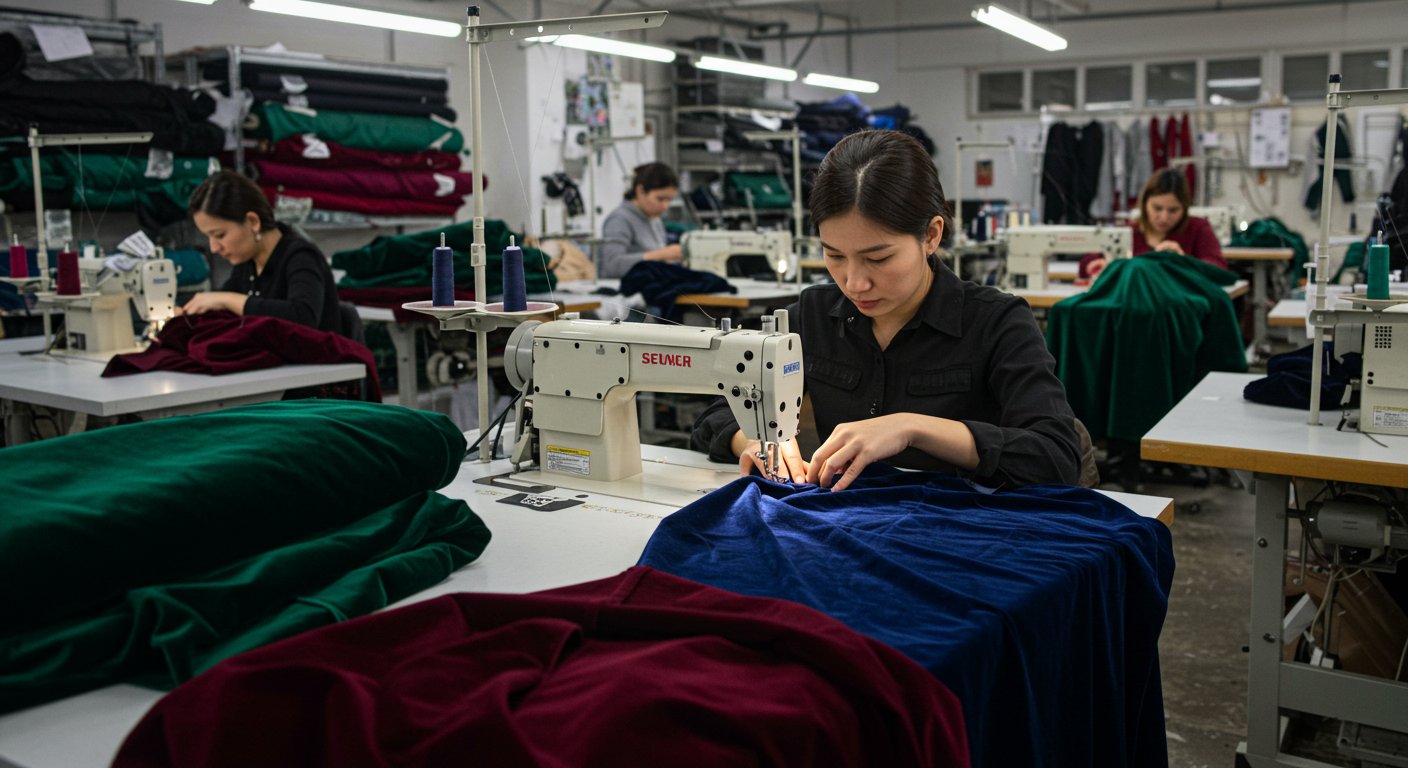 Пошив бархатных блуз и туник