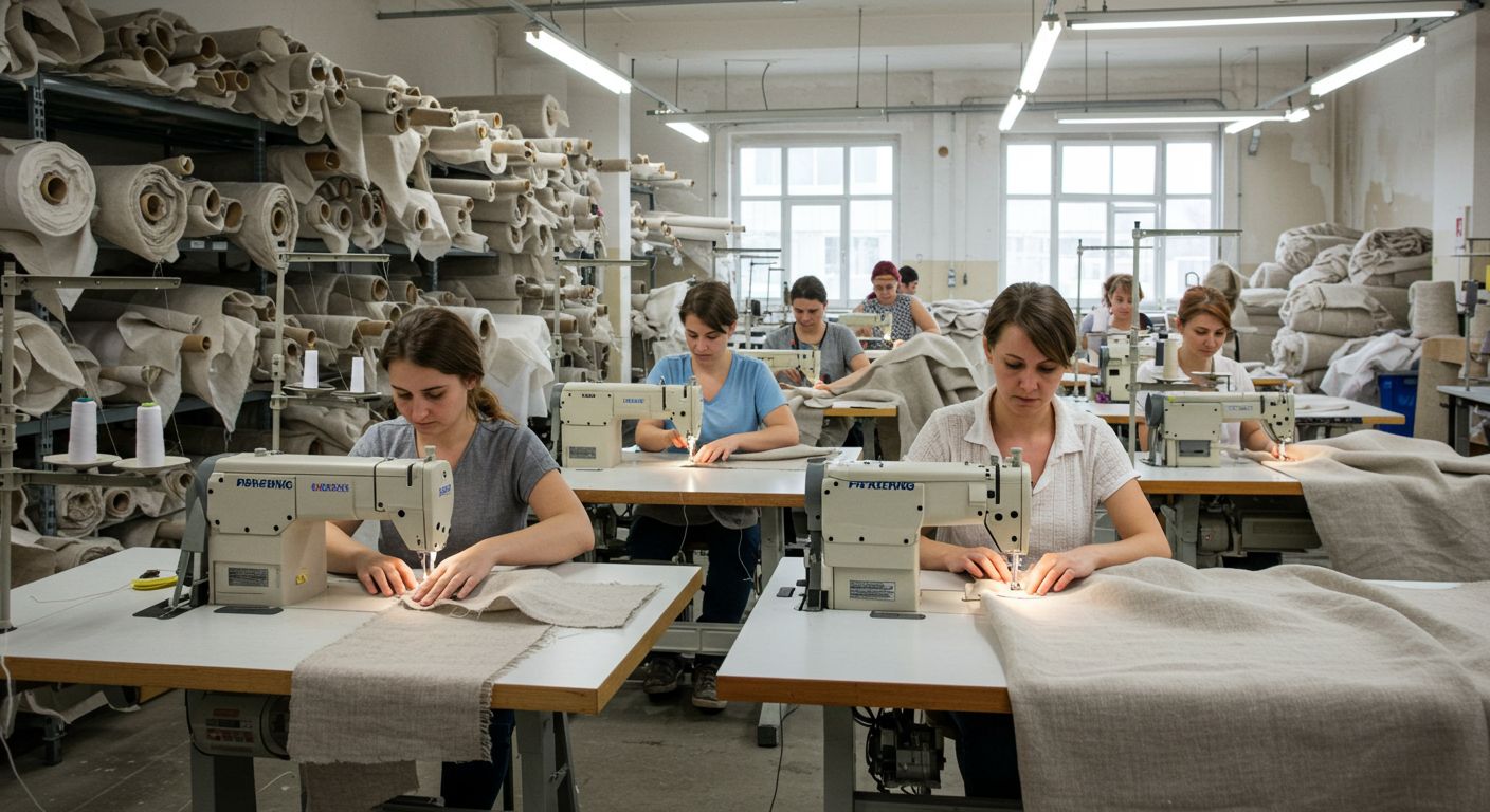 Льняной домашний текстиль