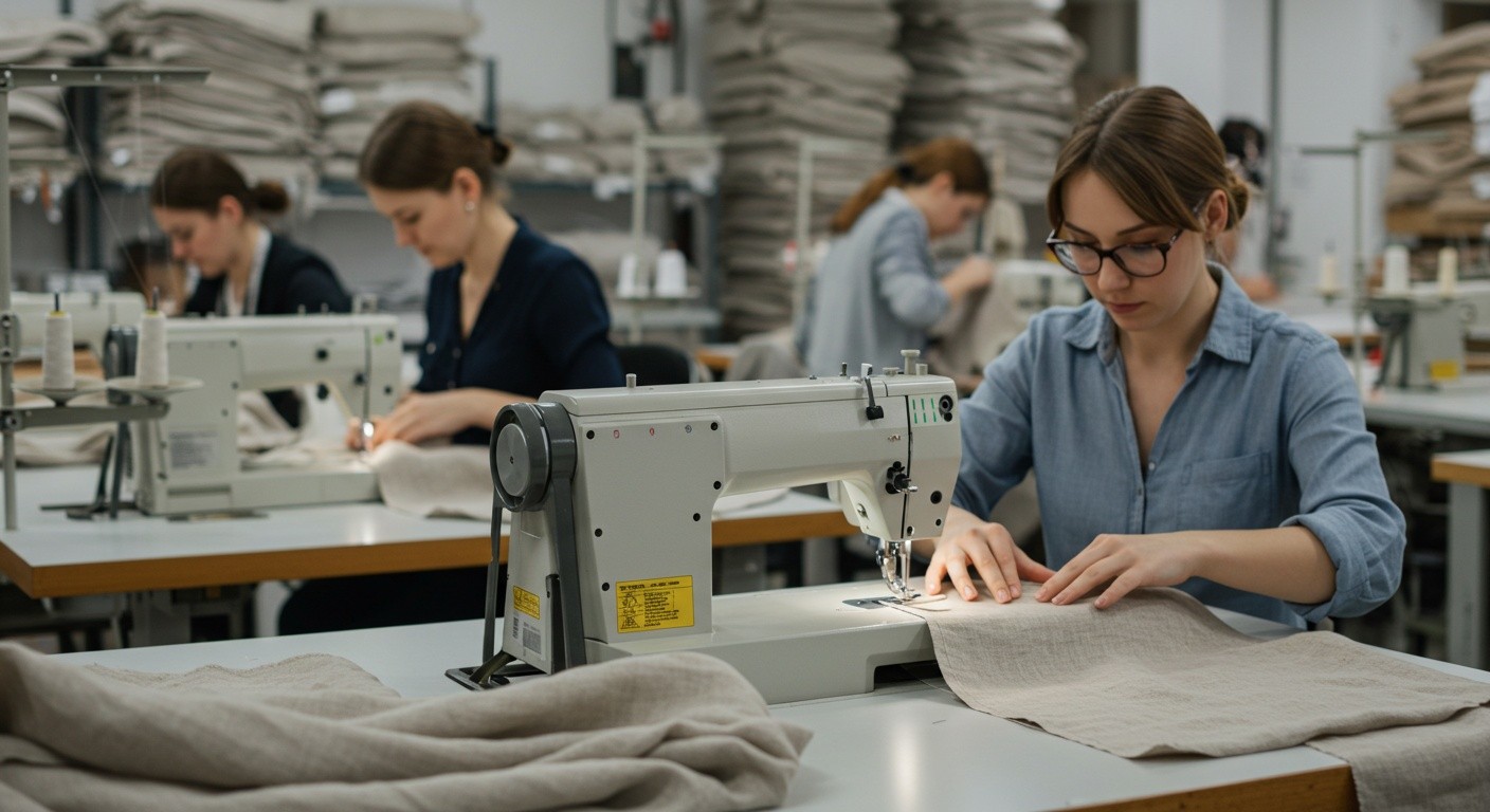 Пошив одежды из льна