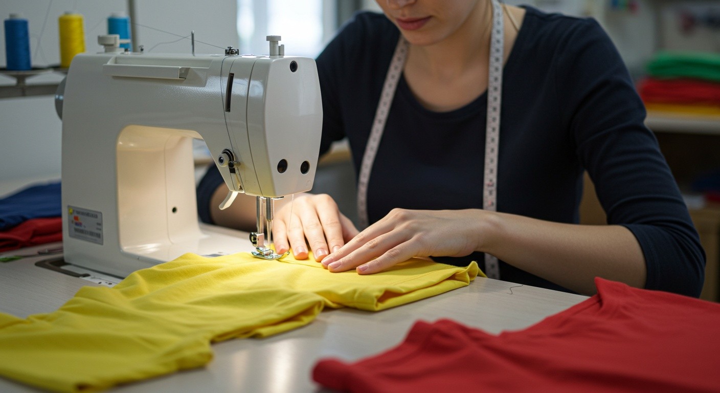 Пошив спортивных футболок из полиэстера