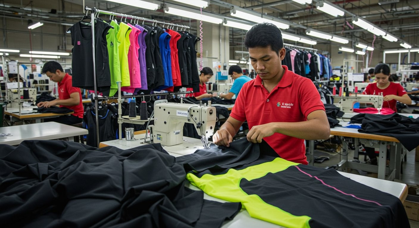 Спортивная одежда из синтетических тканей на заказ Пошив спортивной одежды из синтетических тканей