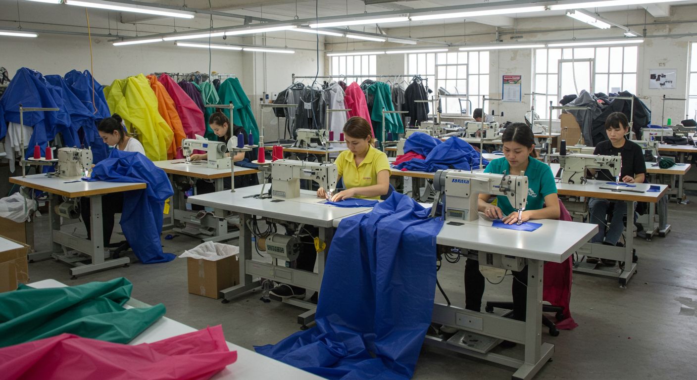 Пошив одежды из нейлона