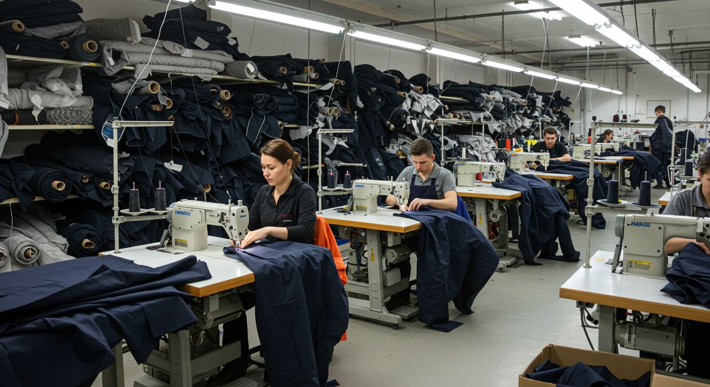 Швейная фабрика для пошива по назначению спецодежды