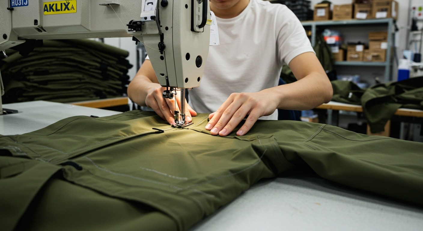 Пошив верхней одежды из синтетических тканей