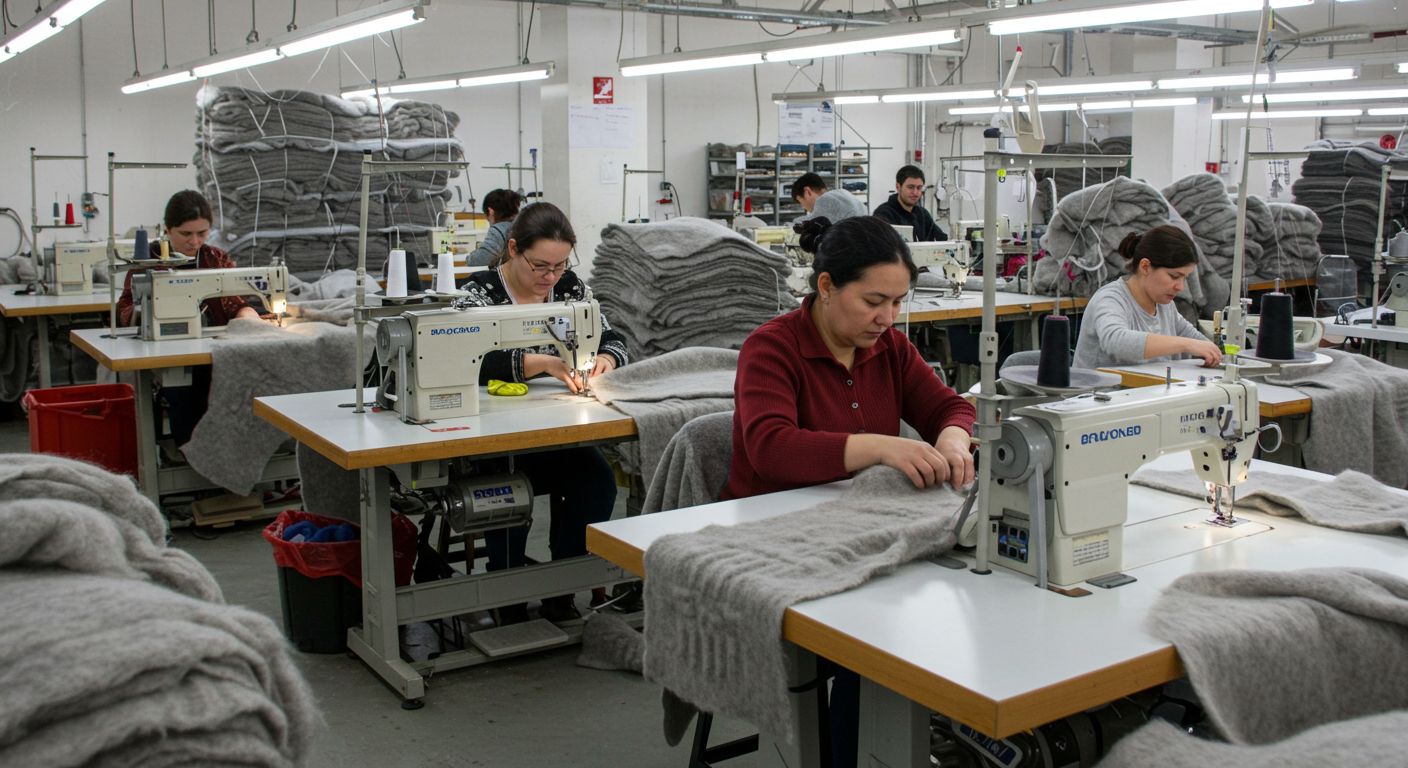 Домашний текстиль из шерсти