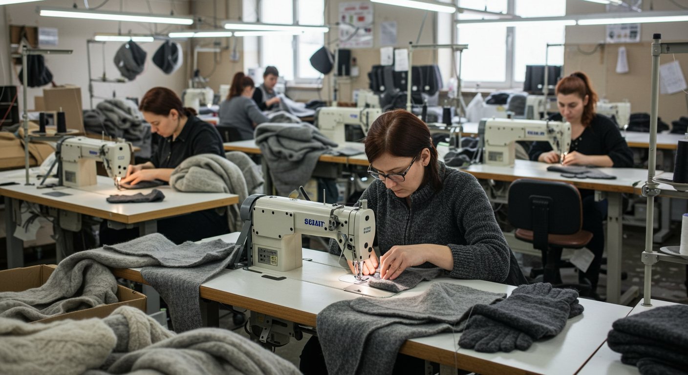 Швейная фабрика для пошива по материалу из шерсти для аксессуаров Швейная фабрика для пошива по материалу из шерсти для аксессуаров