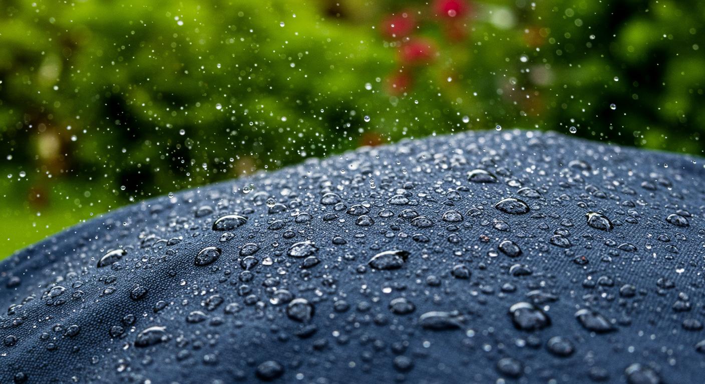 Водоотталкивающая пропитка на ткани Водоотталкивающая пропитка на ткани