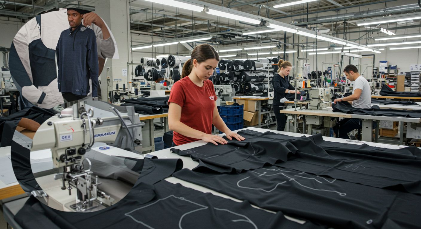 Одежда для активного отдыха из синтетических тканей