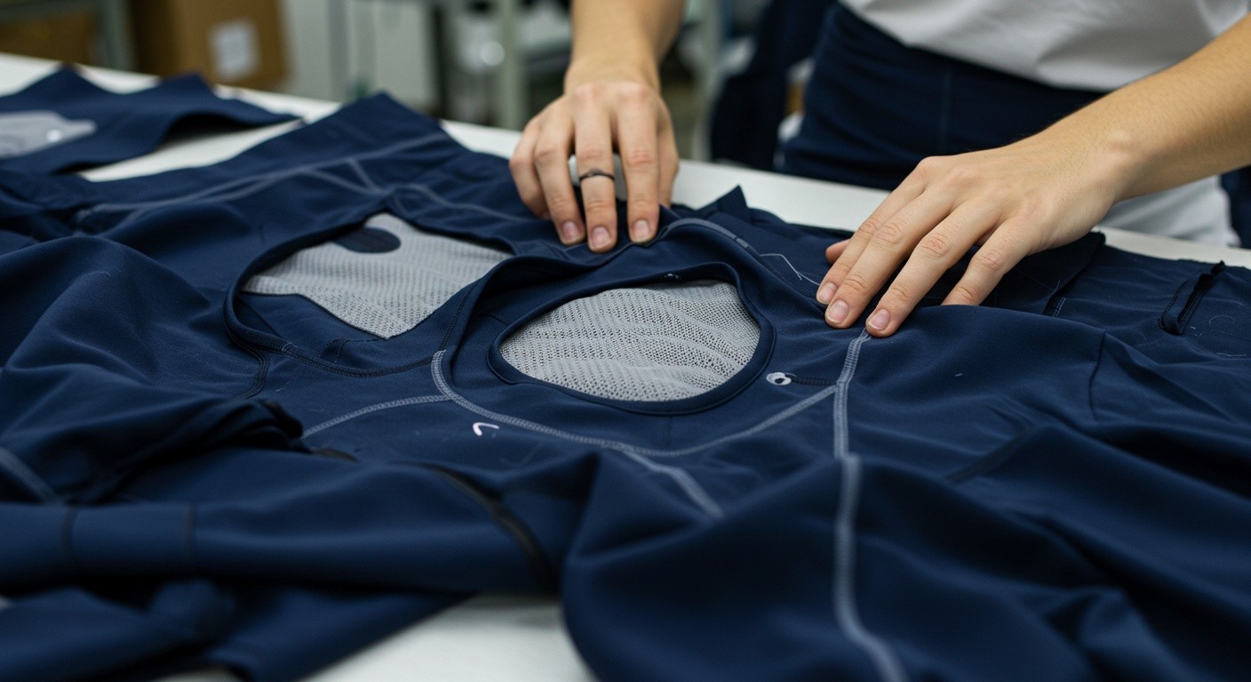 Спортивная одежда с вентиляционными вставками Спортивная одежда с вентиляцией