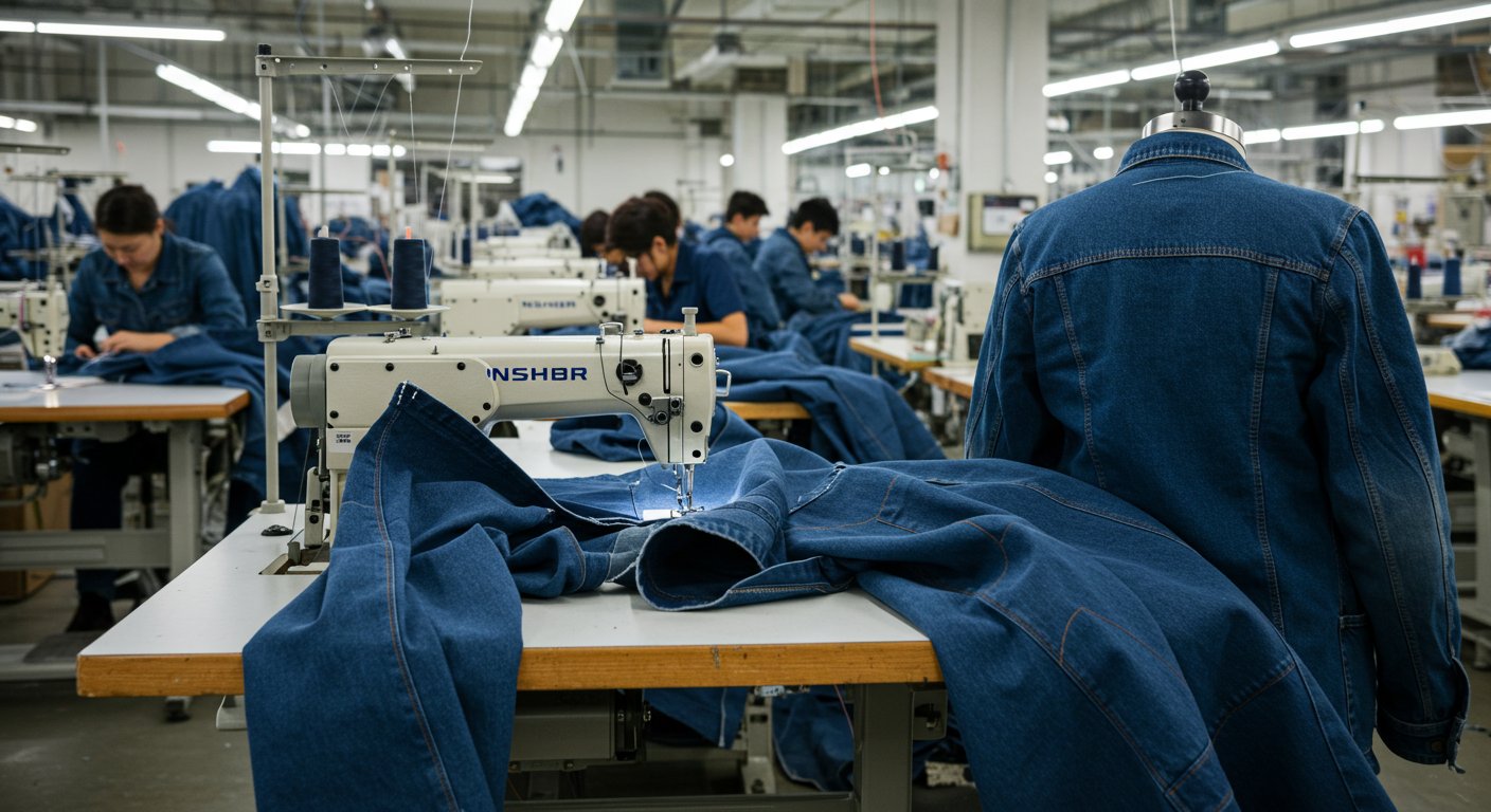 Верхняя одежда из денима