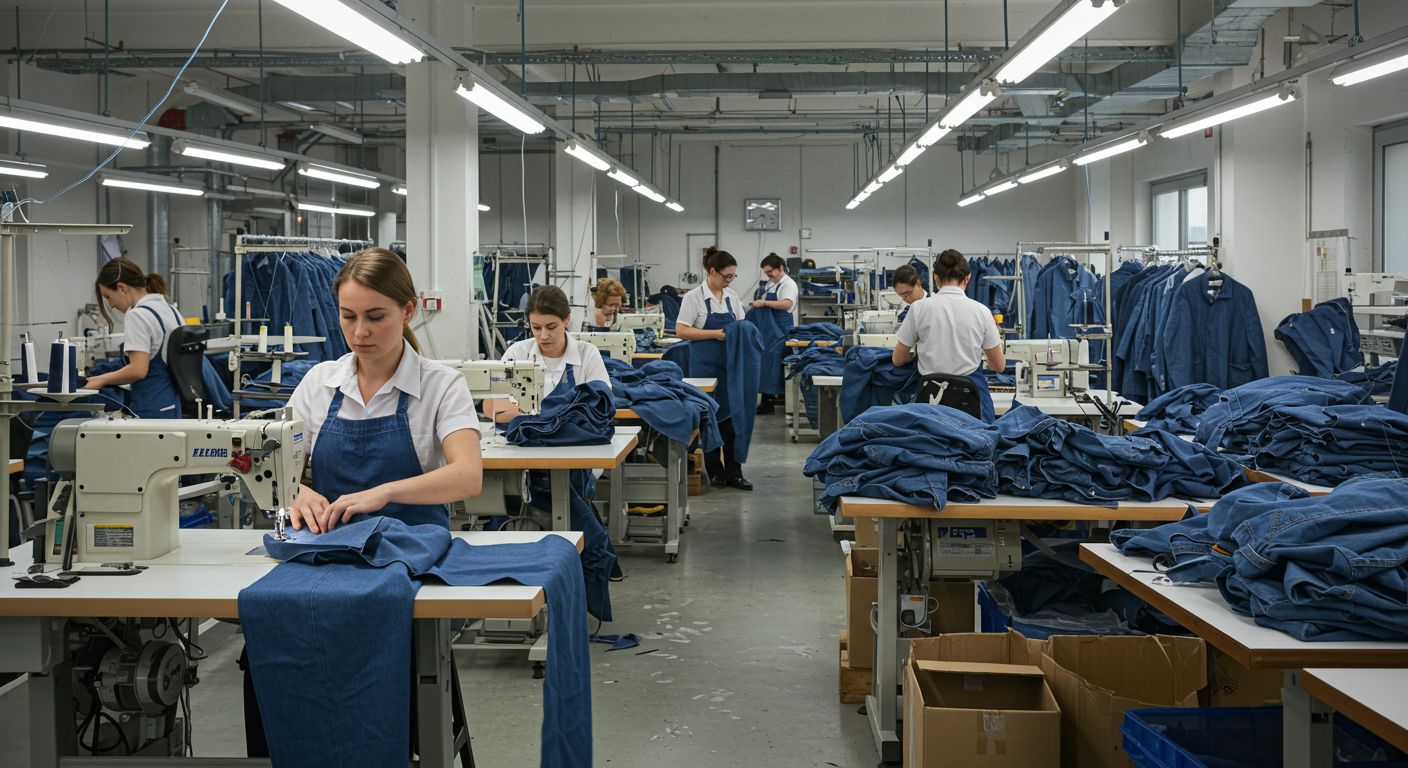 Корпоративная одежда из денима