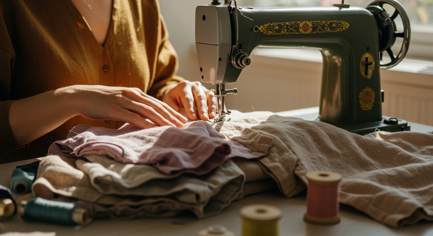 Детские льняные футболки