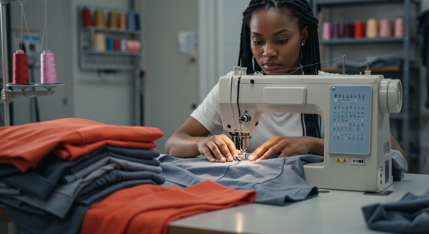 Пошив брендовых футболок из смесовых тканей