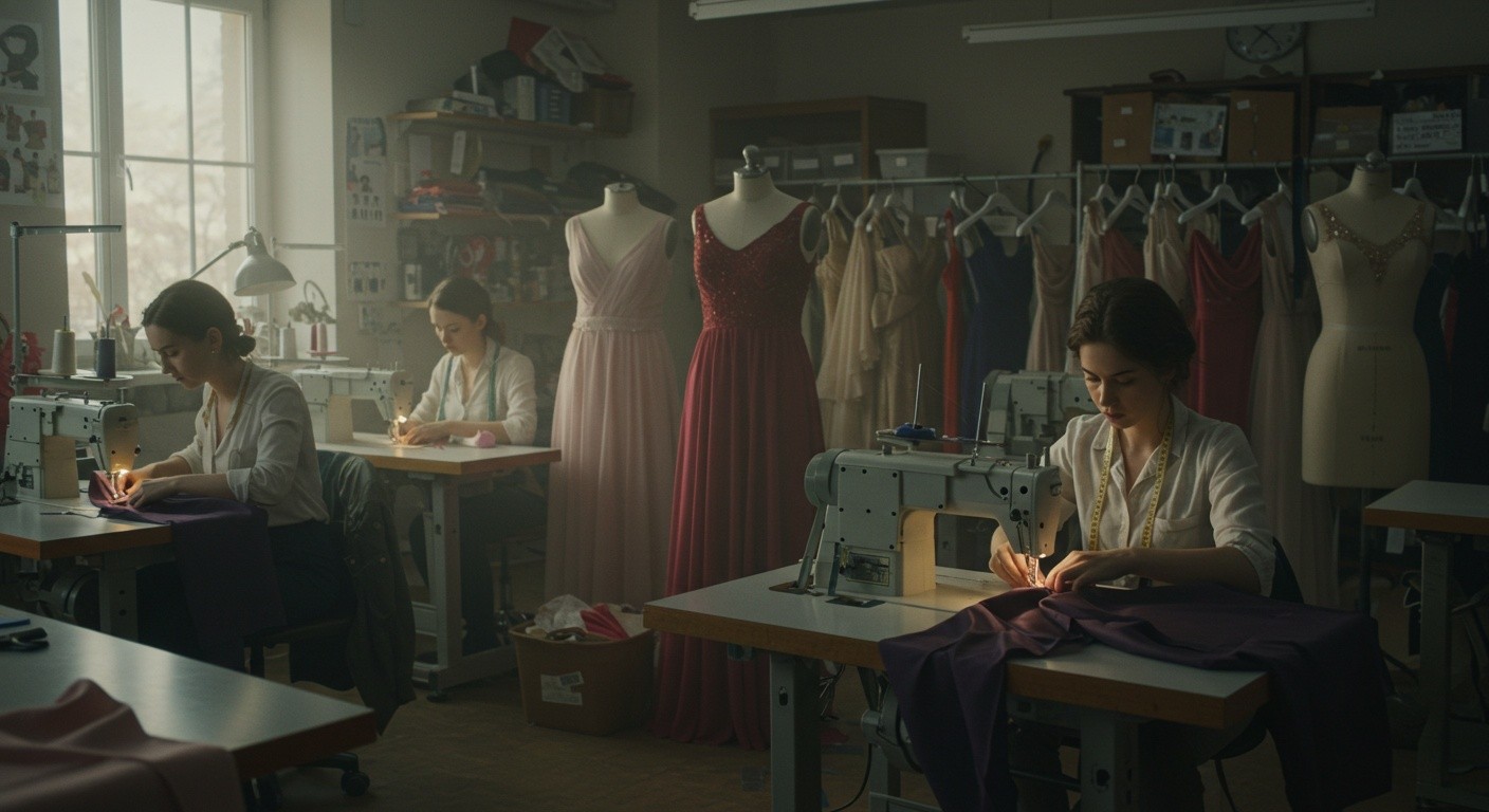 Пошив вечерних платьев