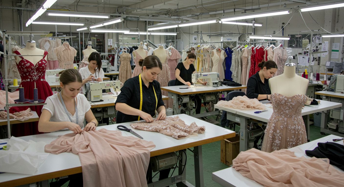 Пошив вечерних платьев