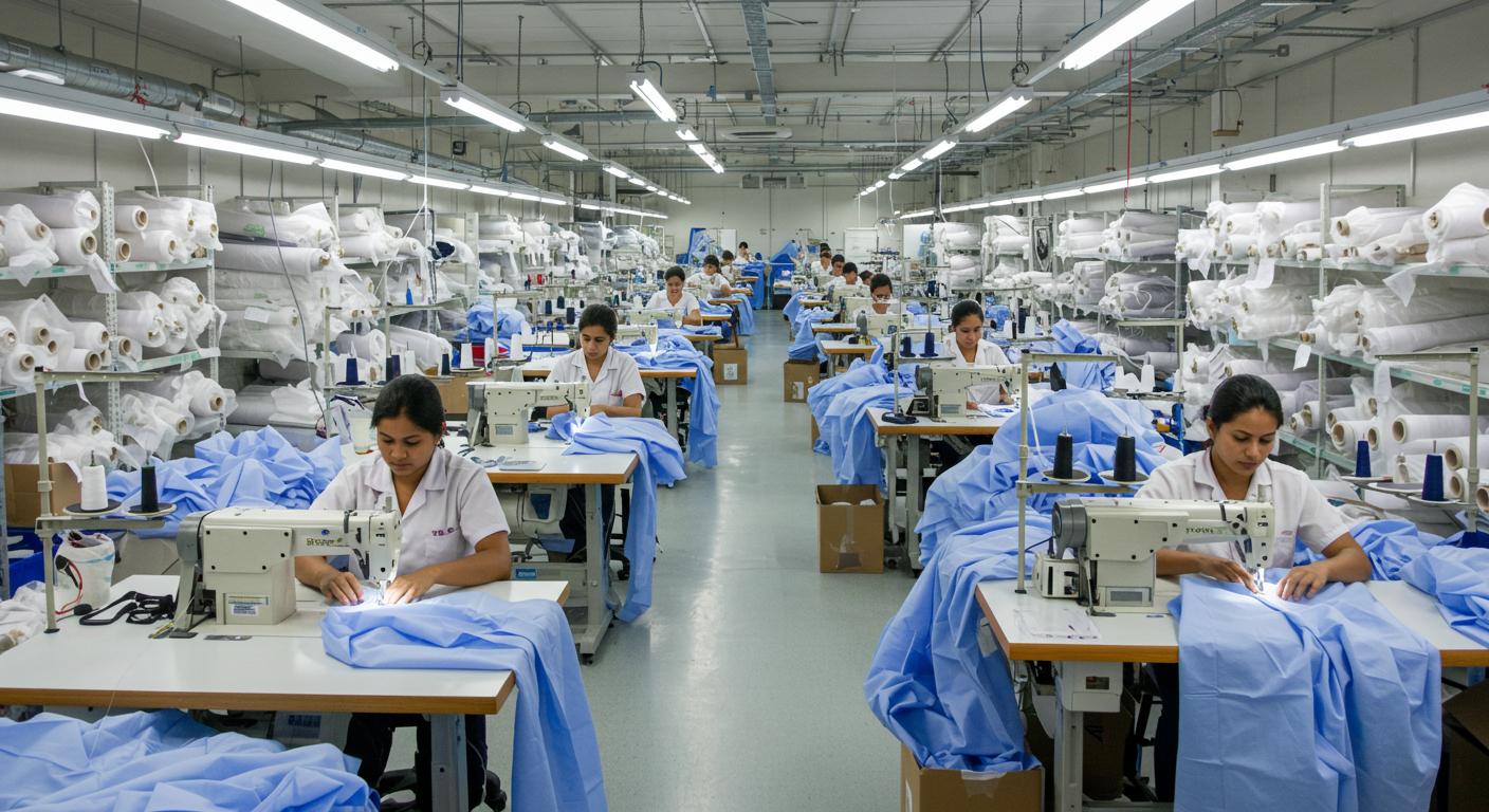 Швейная фабрика для пошива по отрасли для медицинской униформы