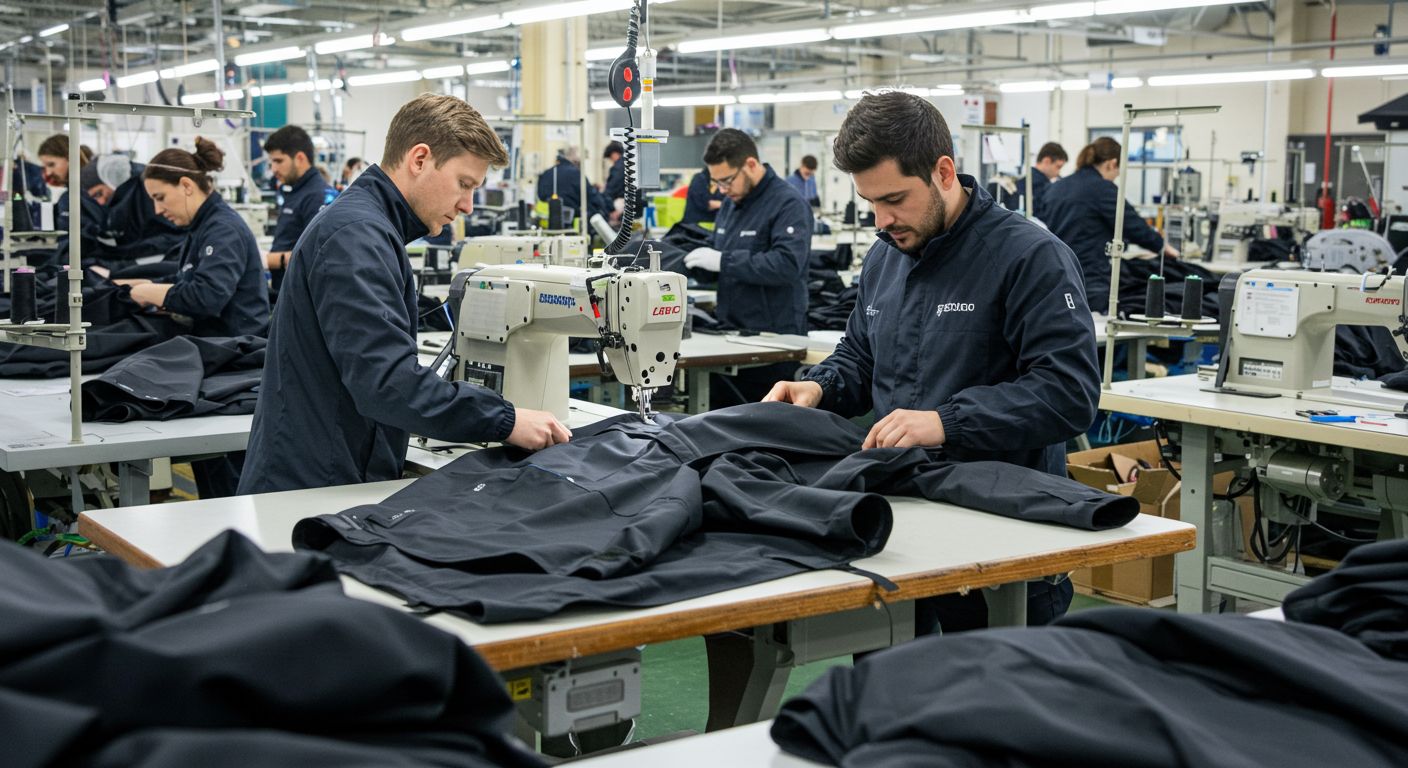 Производство спортивной одежды с влагозащитой