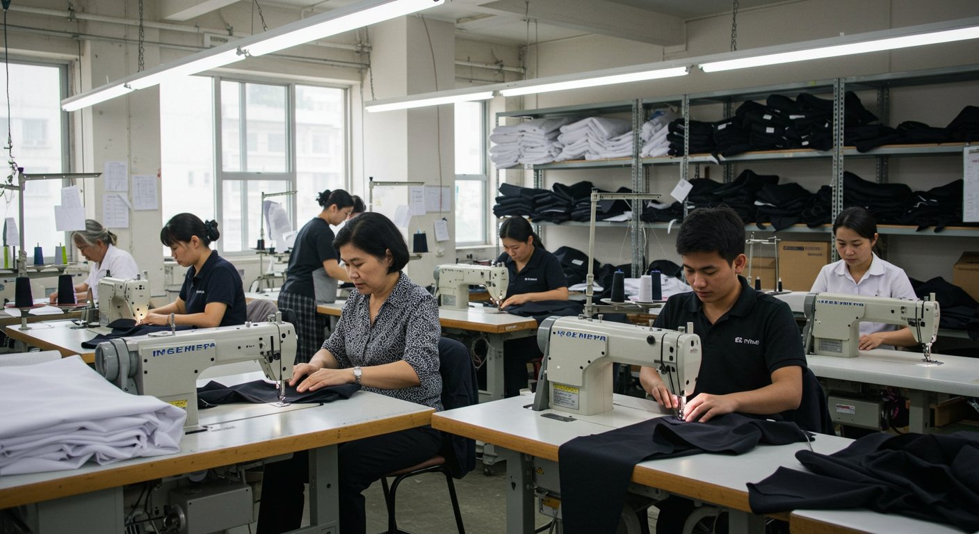 Швейная фабрика для пошива по отрасли для официантской и барной одежды