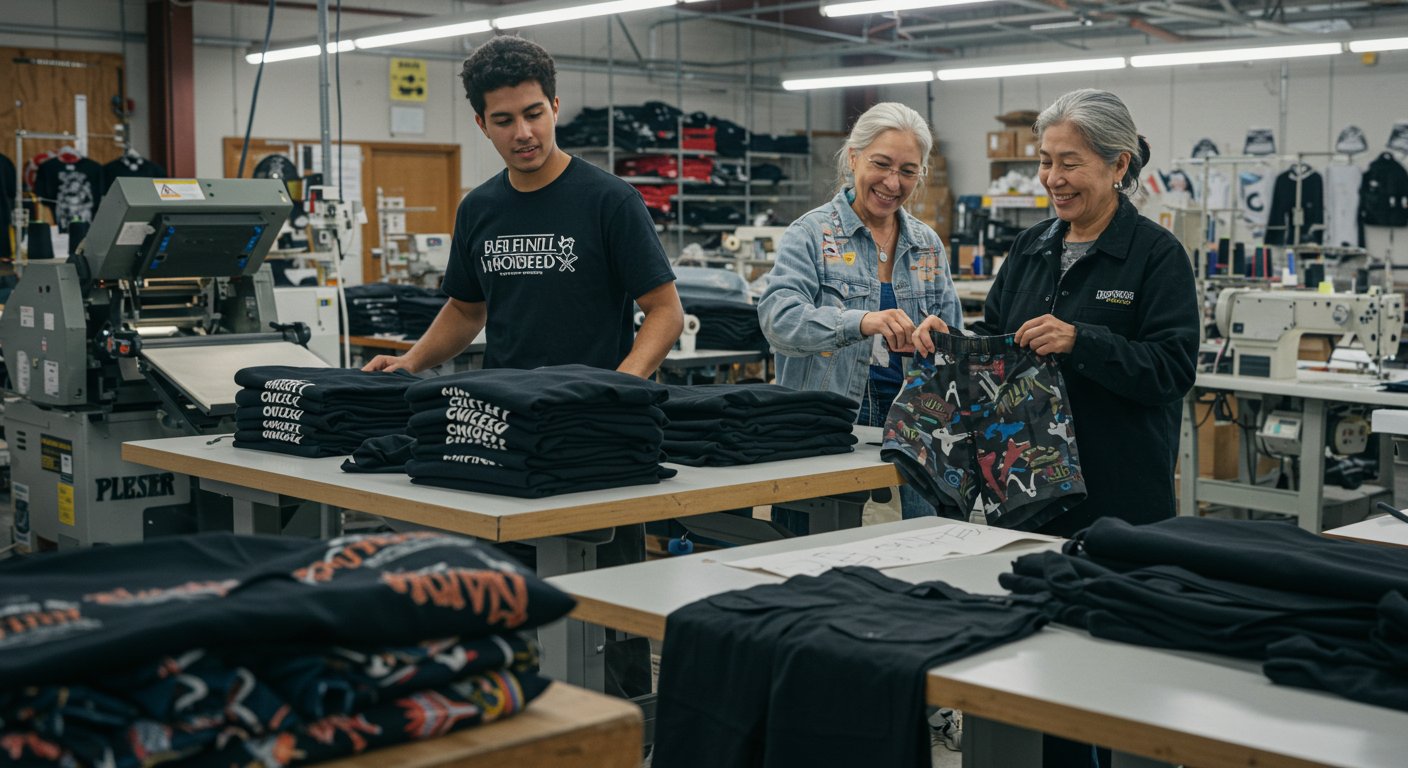 Производство одежды для скейтбординга