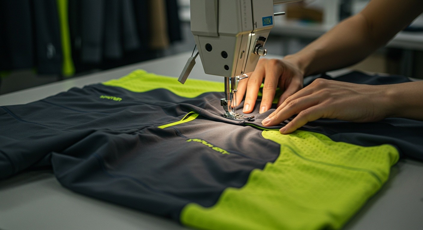 Пошив спортивной одежды из дышащих высокотехнологичных тканей