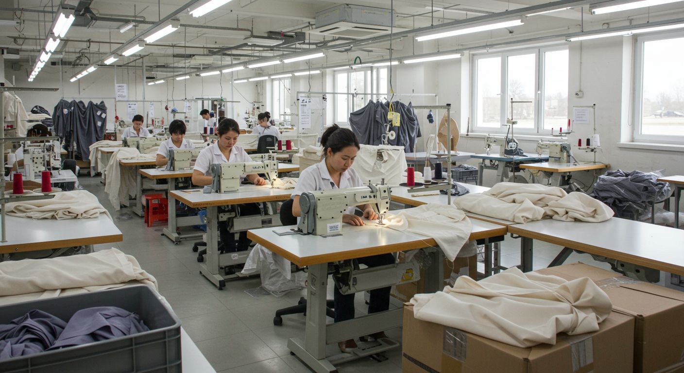 Швейная фабрика для пошива по отрасли для корпоративной формы