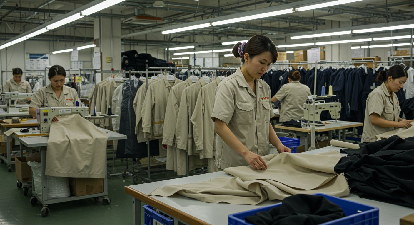 Швейная фабрика для пошива по отрасли для рабочей униформы