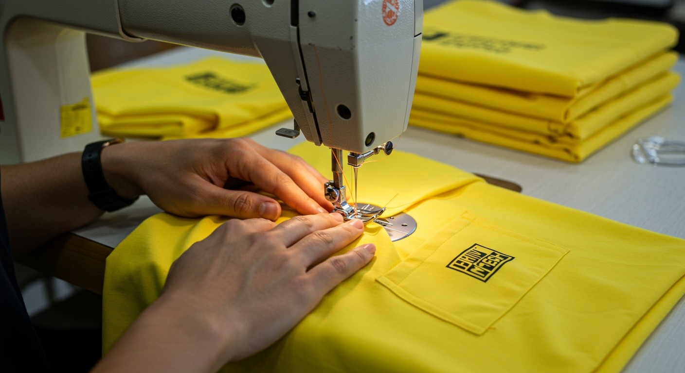 Пошив высокопрочных строительных футболок