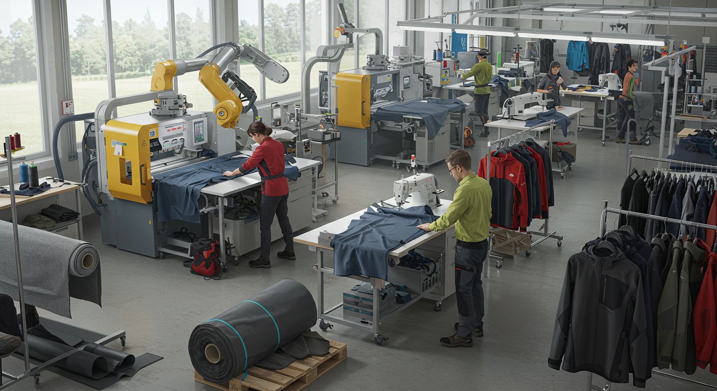 Производство одежды для спортивных игр на открытом воздухе