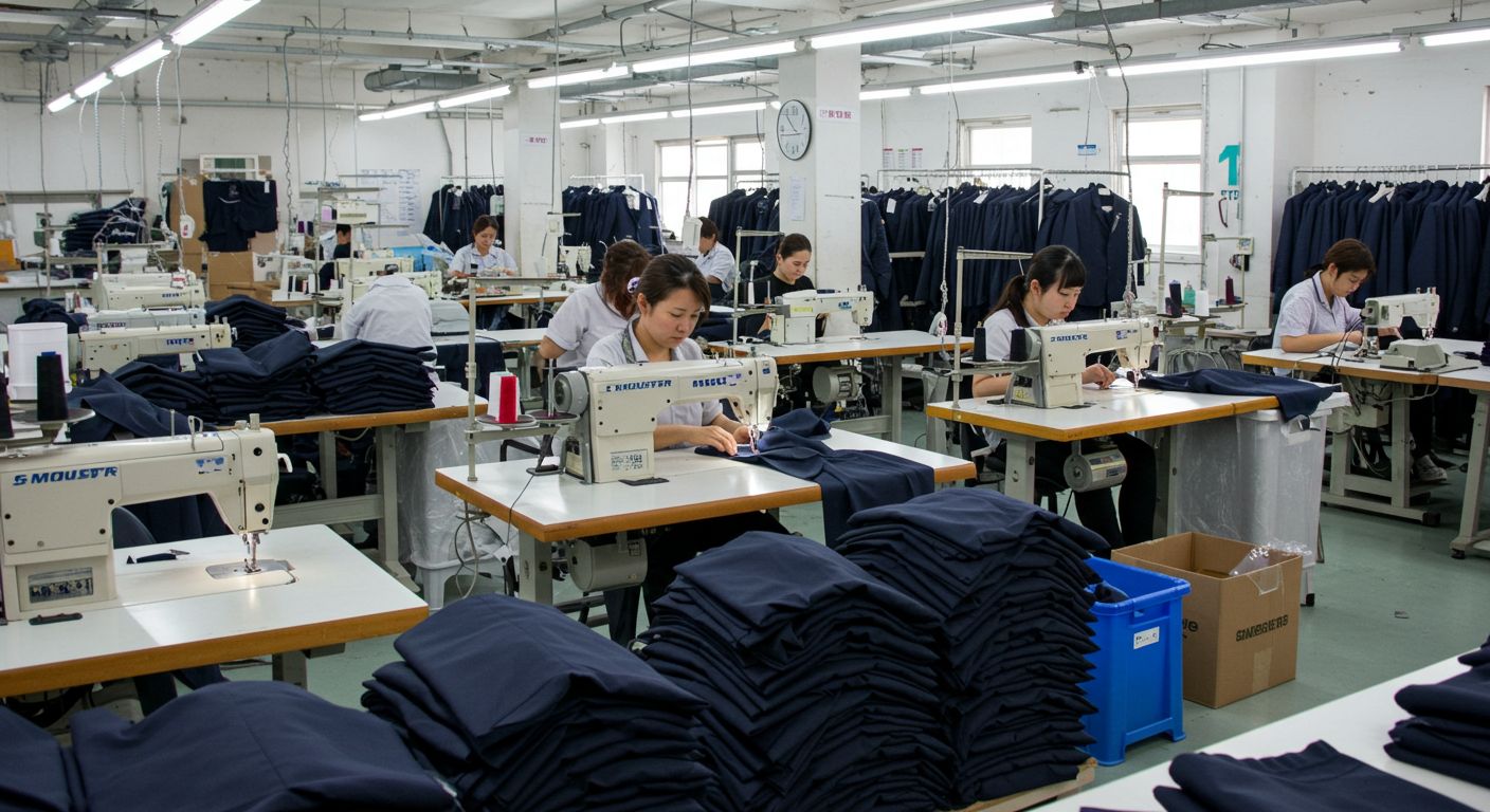 Школьная форма на производстве