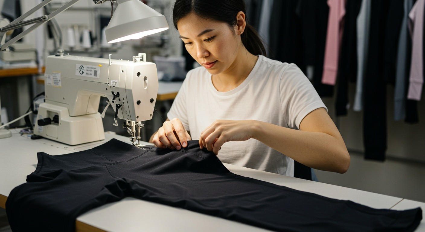 Пошив спортивной одежды из экологически безопасных синтетических волокон